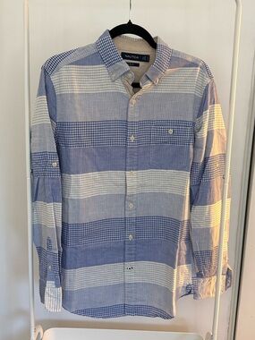 Nautica | Striped & Gingham Button-Down Shirt